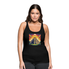 Tanktop Ladies Mexico "Pyramide" - Schwarz
