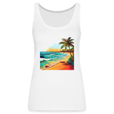 Tanktop Ladies Mexico "Paradise Cancun" - Weiß