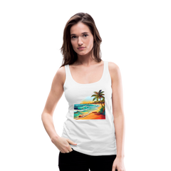 Tanktop Ladies Mexico "Paradise Cancun" - Weiß