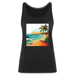 Tanktop Ladies Mexico "Paradise Cancun" - Anthrazit
