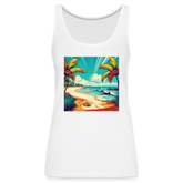 Tanktop Ladies Mexico "Paradise Tulum" - Weiß