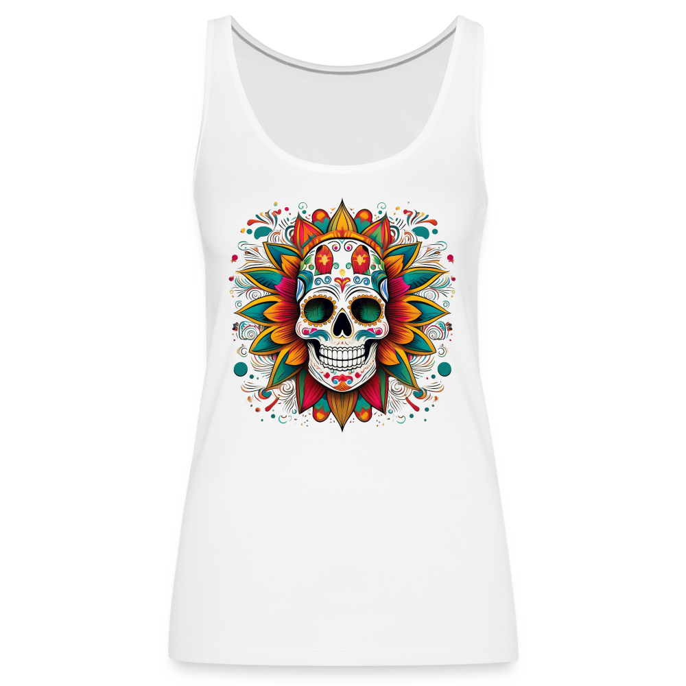 Tanktop Ladies Mexico "Craneo" - Weiß