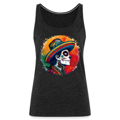 Tanktop Ladies Mexico "La Catrina Side" - Anthrazit