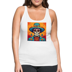 Tanktop Ladies Mexico "Hombre Muerto" - Weiß