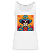 Tanktop Ladies Mexico "Hombre Muerto" - Weiß
