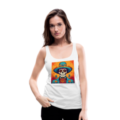 Tanktop Ladies Mexico "Hombre Muerto" - Weiß