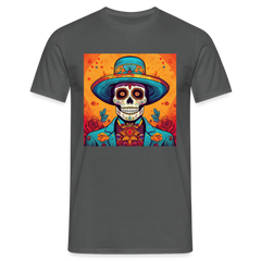 T-Shirt Mexico "Hombre Muerto" - Anthrazit