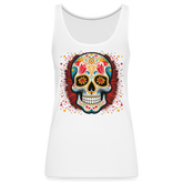Tanktop Ladies Mexico "Craneo Dos" - Weiß
