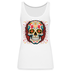 Tanktop Ladies Mexico "Craneo Dos" - Weiß