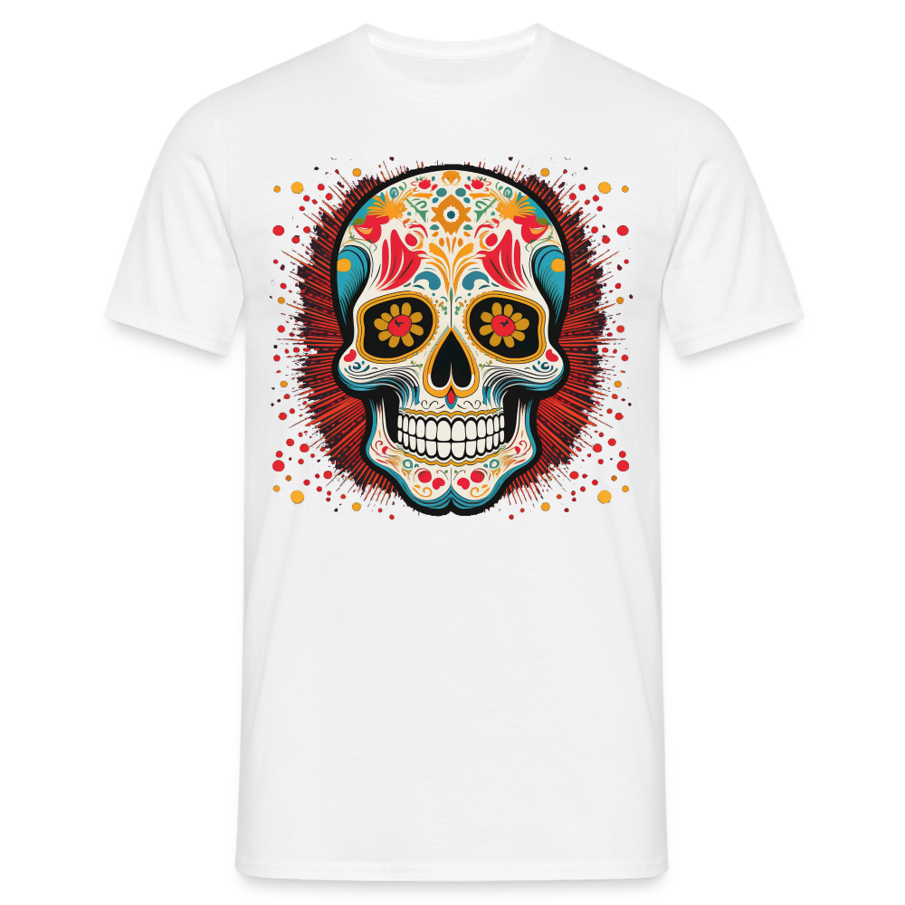 T-Shirt Mexico "Craneo Dos" - Weiß