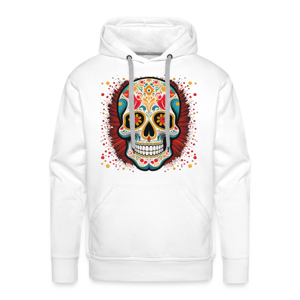 Hoodie Mexico "Craneo Dos" - Weiß