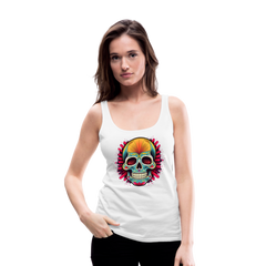 Tanktop Ladies Mexico "Mascarilla Craneo" - Weiß
