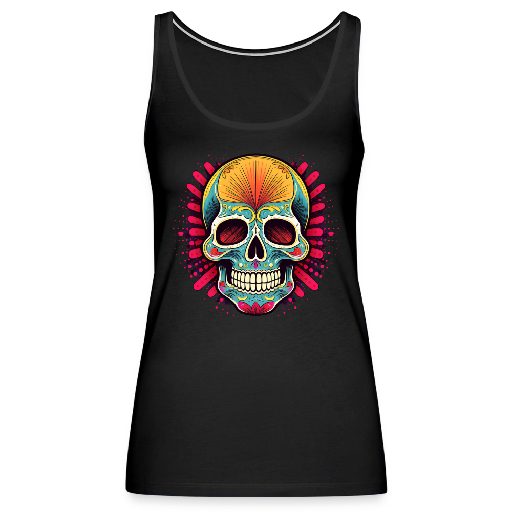 Tanktop Ladies Mexico "Mascarilla Craneo" - Schwarz