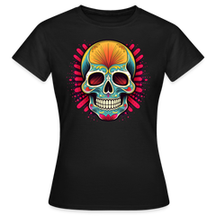 T-Shirt Ladies Mexico "Mascarilla Craneo" - Schwarz