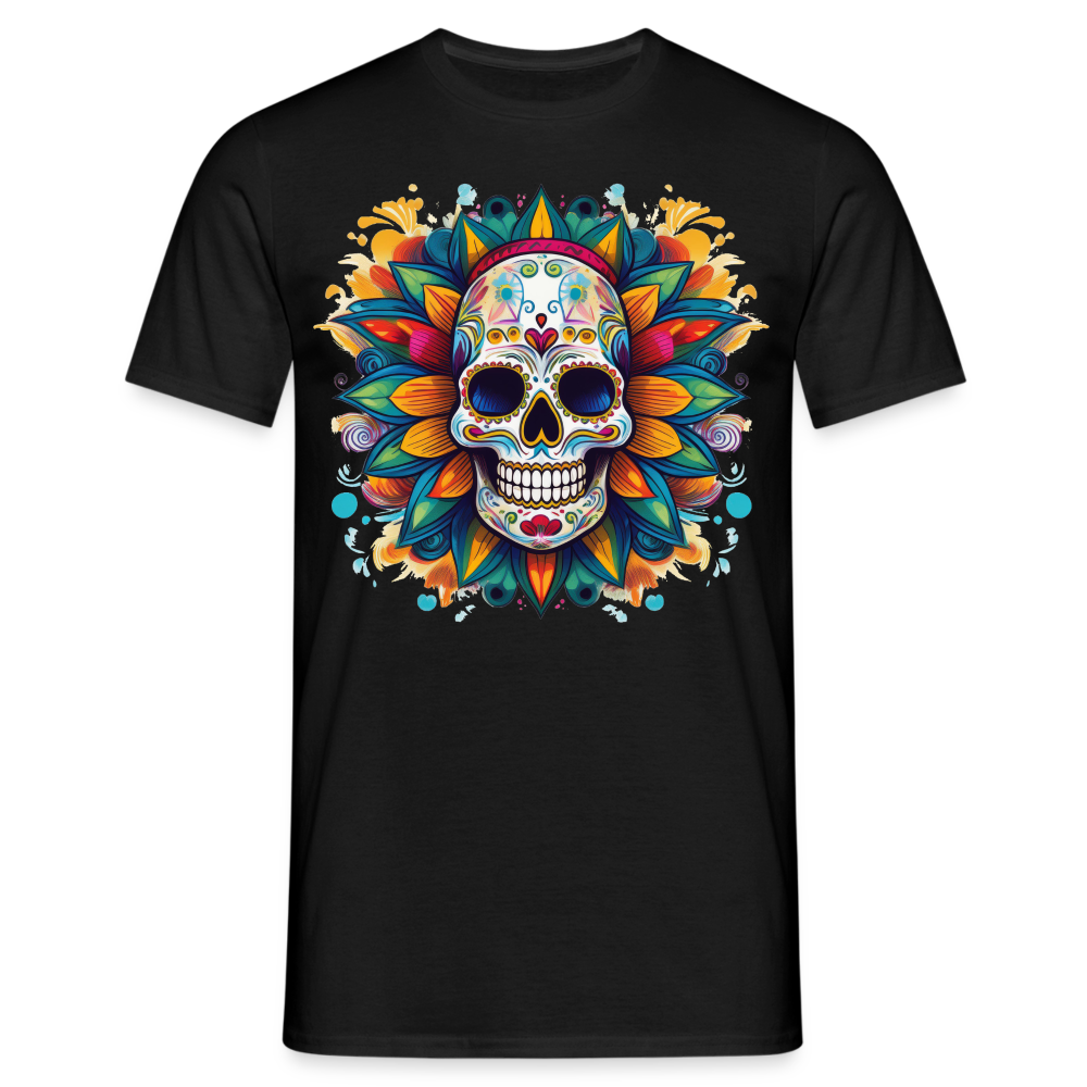 T-Shirt Mexico "Mascarilla" - Schwarz