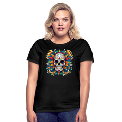 T-Shirt Ladies Mexico "Mascarilla" - Schwarz