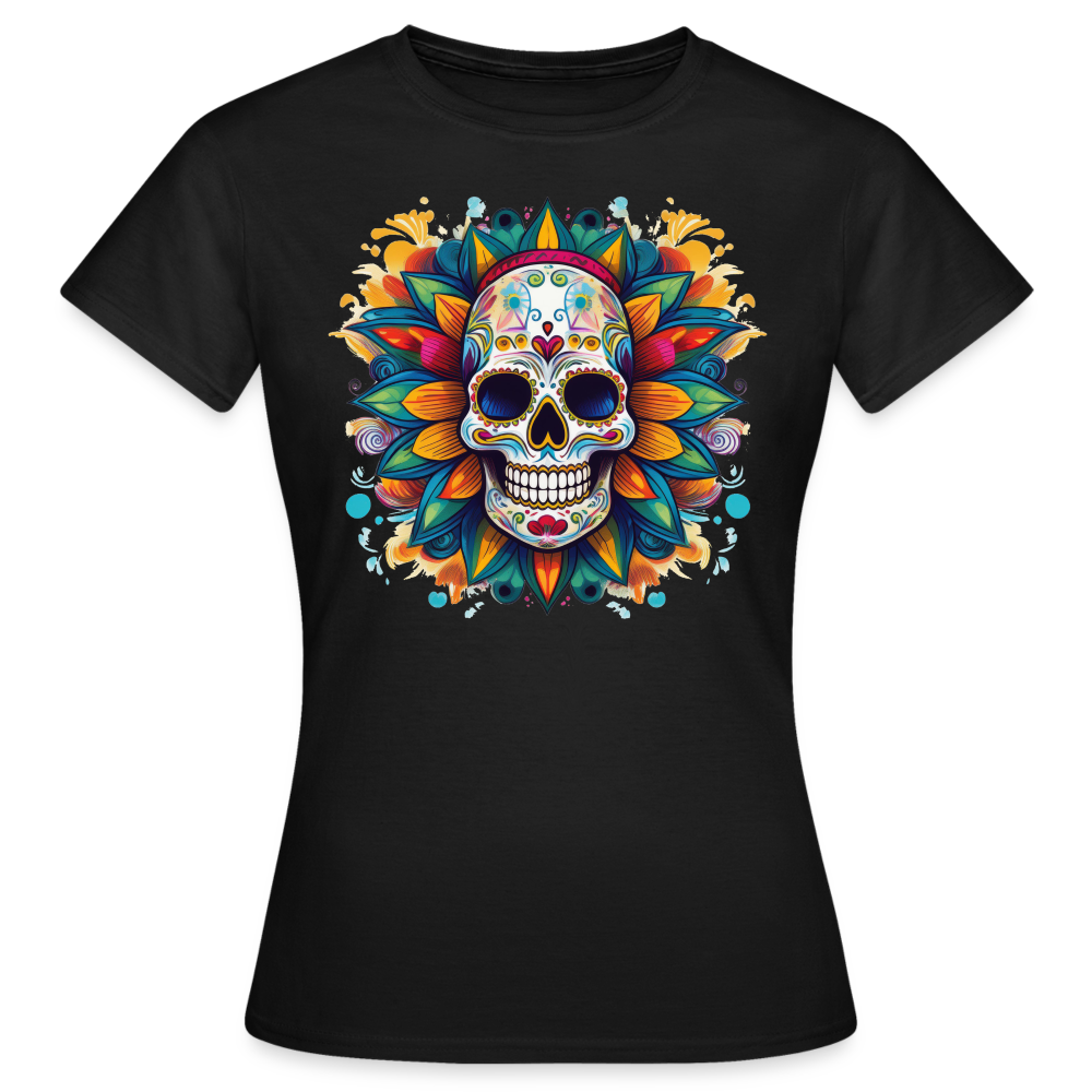 T-Shirt Ladies Mexico "Mascarilla" - Schwarz