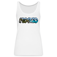 Tanktop Ladies Mexico Graffiti "Riviera" - Weiß