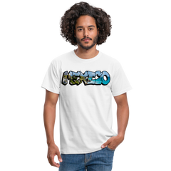 T-Shirt Mexico Graffiti "Riviera" - Weiß