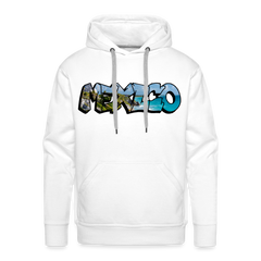 Hoodie Mexico Graffiti "Riviera" - Weiß