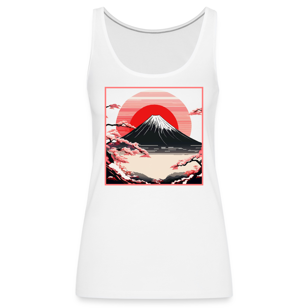 Tanktop Ladies Japan "Fuji" - Weiß
