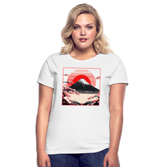 T-Shirt Ladies Japan "Fuji" - Weiß