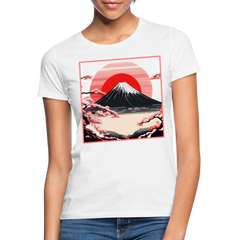 T-Shirt Ladies Japan "Fuji" - Weiß