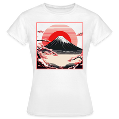 T-Shirt Ladies Japan "Fuji" - Weiß