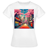 T-Shirt Ladies Japan "Fuji" - Weiß