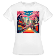 T-Shirt Ladies Japan "Fuji" - Weiß