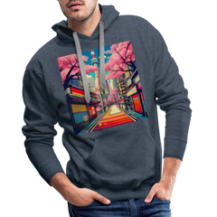 Hoodie Japan "Tokyo" - Jeansblau