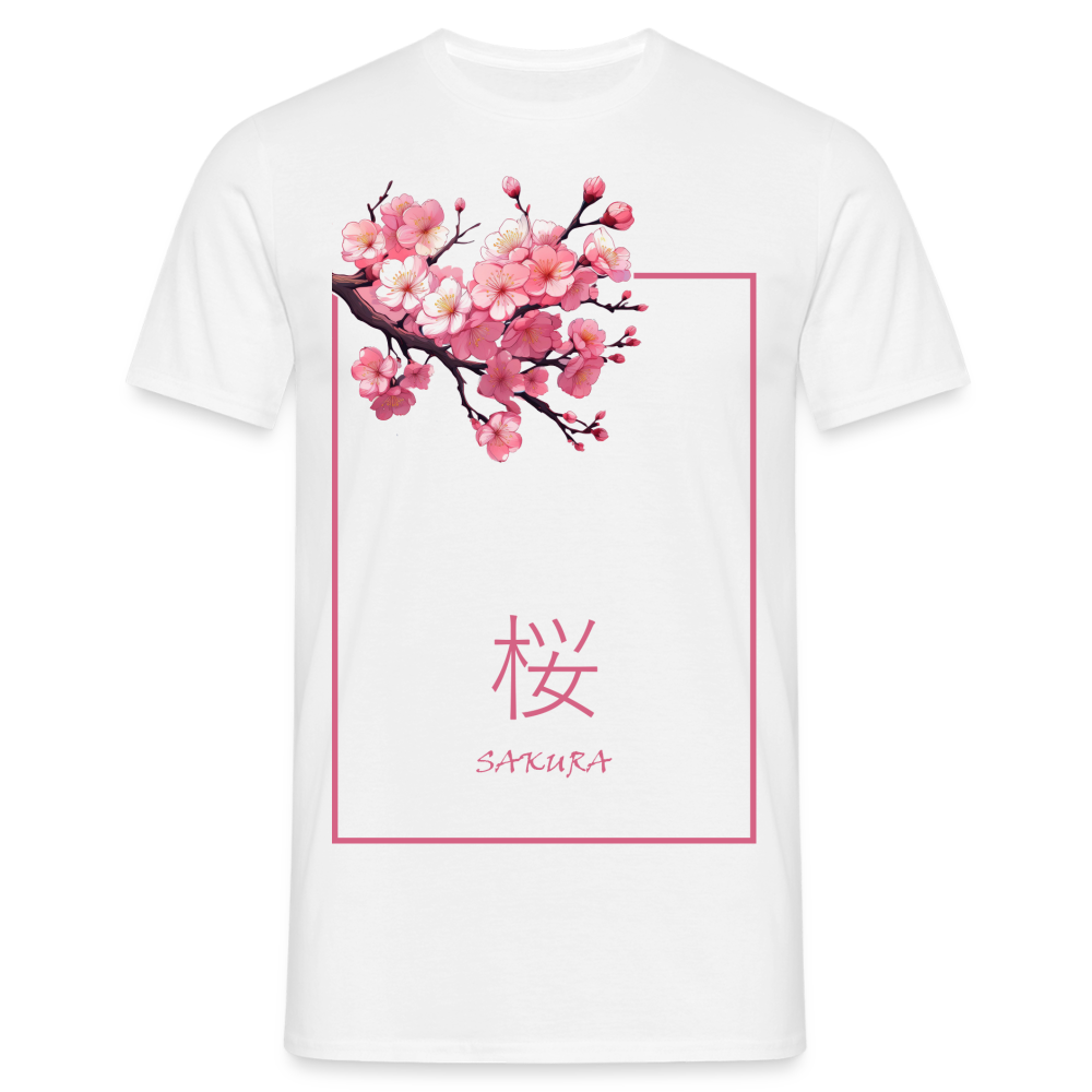 T-Shirt Japan "Sakura" - Weiß