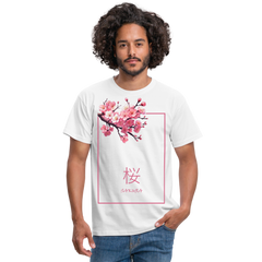 T-Shirt Japan "Sakura" - Weiß