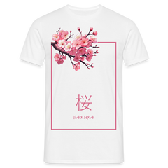 T-Shirt Japan "Sakura" - Weiß
