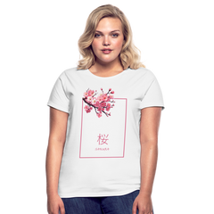 T-Shirt Ladies Japan "Sakura" - Weiß