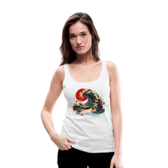 Tanktop Ladies Japan "Wave" - Weiß