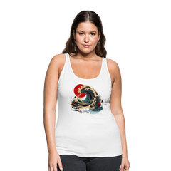 Tanktop Ladies Japan "Wave" - Weiß