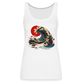 Tanktop Ladies Japan "Wave" - Weiß