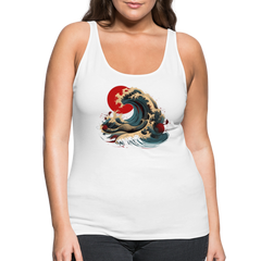 Tanktop Ladies Japan "Wave" - Weiß