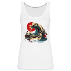 Tanktop Ladies Japan "Wave" - Weiß