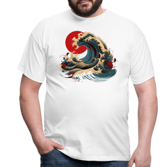 T-Shirt Japan "Wave" - Weiß