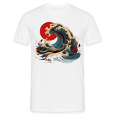 T-Shirt Japan "Wave" - Weiß