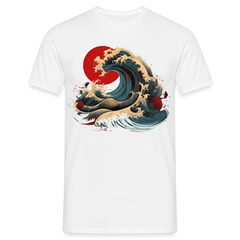 T-Shirt Japan "Wave" - Weiß