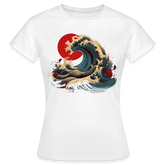 T-Shirt Ladies Japan "Wave" - Weiß