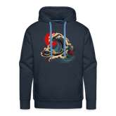 Hoodie Japan "Wave" - Navy
