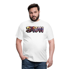 T-Shirt Japan Graffiti "Panorama" - Weiß