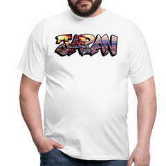 T-Shirt Japan Graffiti "Panorama" - Weiß