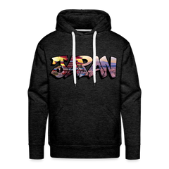 Hoodie Japan Graffiti "Panorama" - Anthrazit