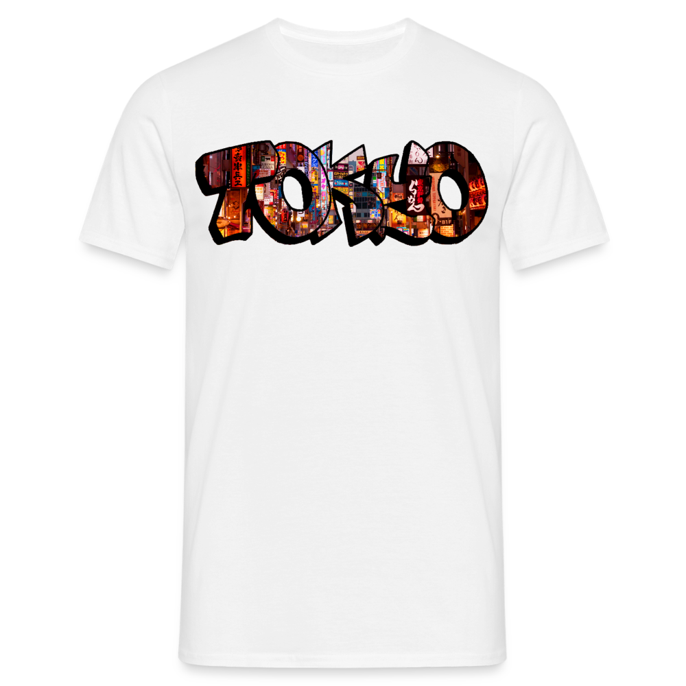 T-Shirt Japan Graffiti "Tokyo" - Weiß