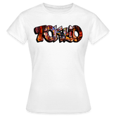 T-Shirt Ladies Japan Graffiti "Tokyo" - Weiß